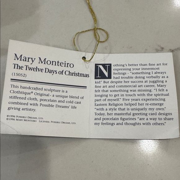 ❤️🎄 DEPT 56 | Clothtique Possible Dreams Collectible Santa |12 Days Of Christmas - Picture 11 of 12